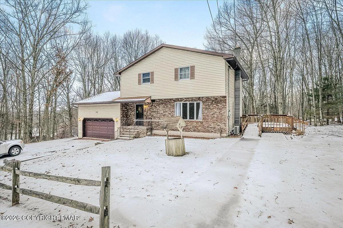 Dallas NY home after — cleaned up and listed